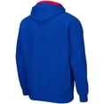 thumbnail image 3 of Men's Colosseum Royal Kansas Jayhawks Big & Tall Full-Zip Hoodie, 3 of 3