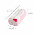 thumbnail image 2 of Cake Roll Plush Pencil Pouch, Cute Swiss Roll Shaped Zipper Pen Case, Soft Fluffy Stationery Storage Bag, Multifunctional Organizer Pouch for Office, Travel & Daily Cosmetics,Blue, 2 of 6