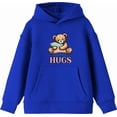 thumbnail image 4 of Teddy Hugs Youth Royal Blue Long Sleeve Hoodie-Small, 4 of 6