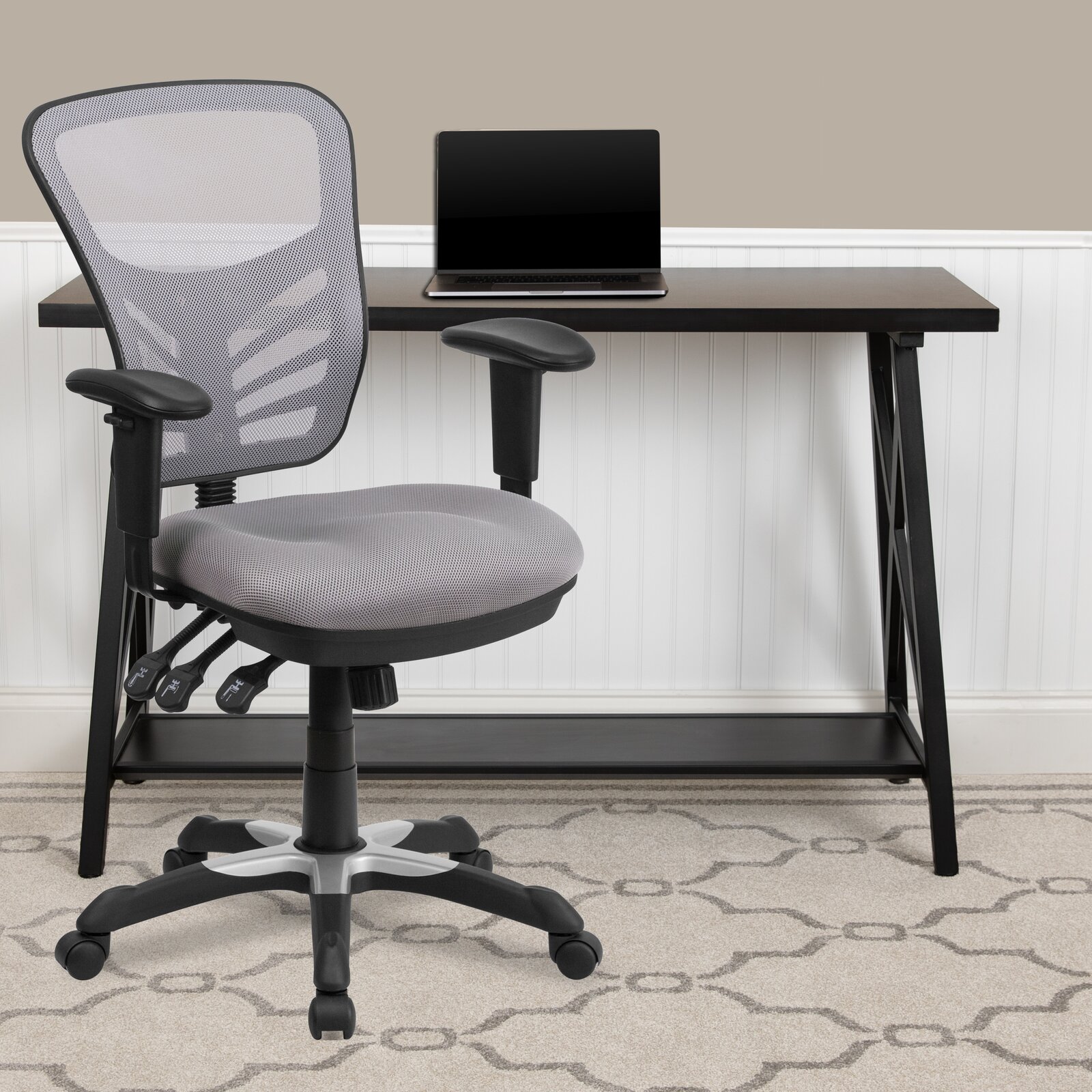 Billups Ergonomic Mesh Task Chair, Seat 19.5'' W x 18'' D, Lumbar