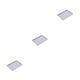 thumbnail image 1 of Toystoory Bandeja para servir cómoda y práctica para cocina y comedor, bandeja de plástico rectangular fácil de limpiar, pequeña, gris Type1 NO1, 1 of 6