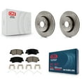 thumbnail image 1 of CMX Front Disc Brake Rotors and Ceramic Pads Kit for Car Kia Rio Hyundai Accent K8C-100281, 1 of 11