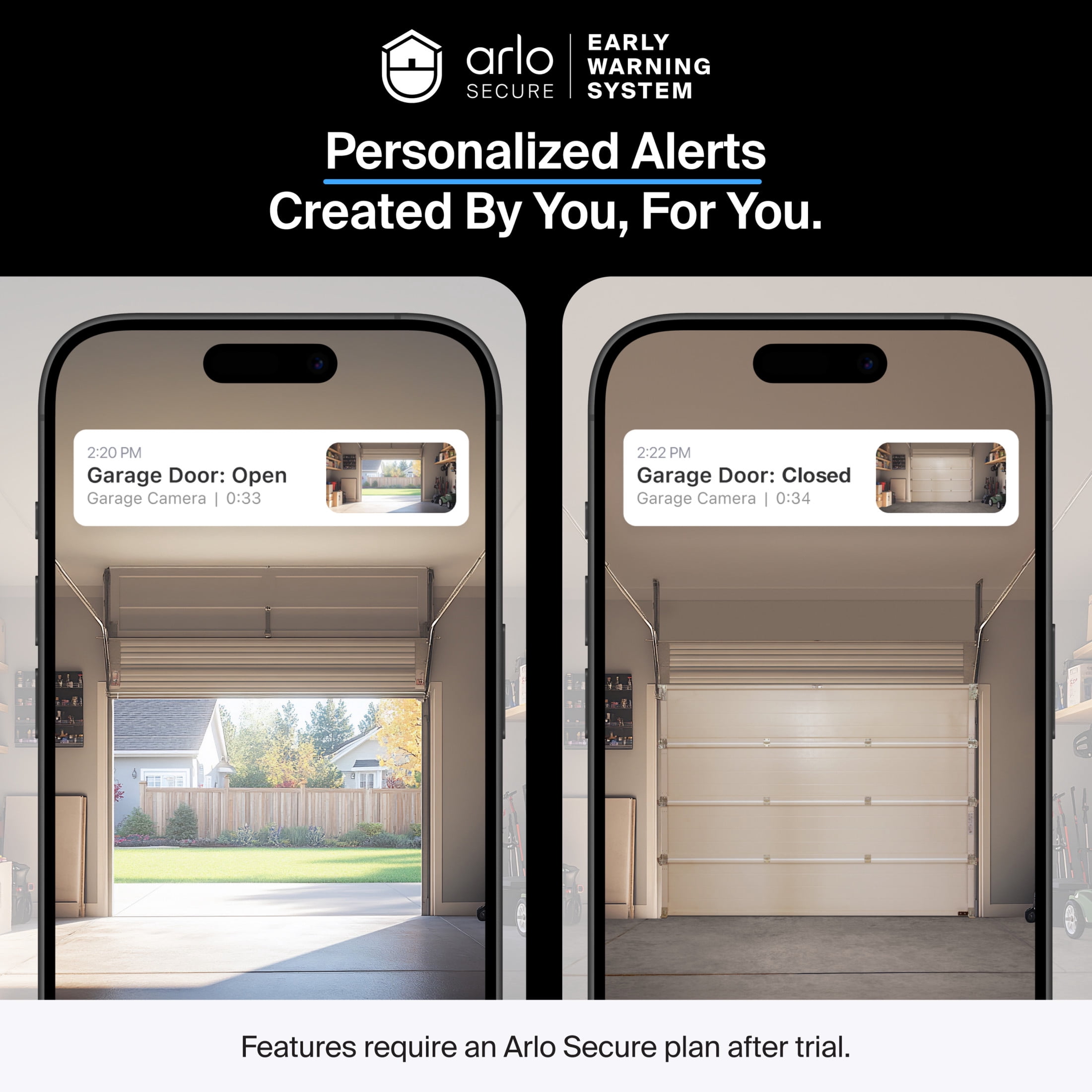 Arlo Pro 3 Wireless Floodlight Security Camera - 2K HDR Video, Battery Powered, 2000 - 3000 Lumens, 1-Cam