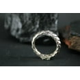 thumbnail image 5 of Roarsilver 925k Silver Snake Ring-Elegantly Unembellished Sterling Silver Ring - Enduring Beauty | 9, 5 of 5