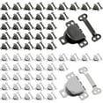 thumbnail image 7 of 60 Pairs Stainless Steel Hook and Eye Clasps - Trousers Waist Pants Skirts Tailoring Sewing Fasteners, 7 of 7