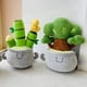 thumbnail image 2 of Muñeco de Peluche de Simulación de Plantas Suculentas en Macetas, Almohada de Flores en Maceta, Decoración Suave para la Mesita de Noche A, 2 of 5