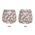 thumbnail image 5 of Lsque Paisley Floral Printed Women's Running Shorts with Liner Pockets,Elastic Quick Dry Workout Athletic Gym Yoga Shorts,Womens High Waist Shorts-Large, 5 of 9
