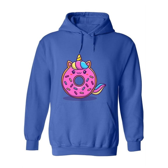 Unicorn Donut Hoodie Women -Image by Shutterstock, Female Medium