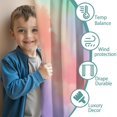 thumbnail image 3 of Blackout Kids Curtains,Pastel Rainbow Clouds Childrens Insulated Curtains Set Of 2,Bedroom Essentials,Toddler Room Decor 42"x54", 3 of 5