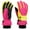 Pink Yellow, variant on Kids Winter Gloves Waterproof Snow Gloves for Kids Skiing Snowboarding, Cold Weather Gear for Boys and Girls