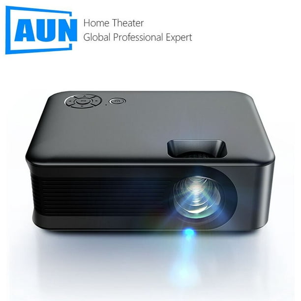 AUN – Mini projecteur Portable A30 4K pour Home cinéma, LED, 3D, avec Port  USB HD, Version de base 