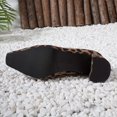 thumbnail image 3 of VECPIO Women‘s Leopard Print Block Heels  Fashion Square Toe Dress Pumps  Stylish Slip On Heels, 3 of 7