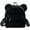 Black, variant on Cute Fuzzy Bear Ears Backpack Kawaii Soft Fluffy Casual Daypack Mini Shoulder Bag Purse(Pink)