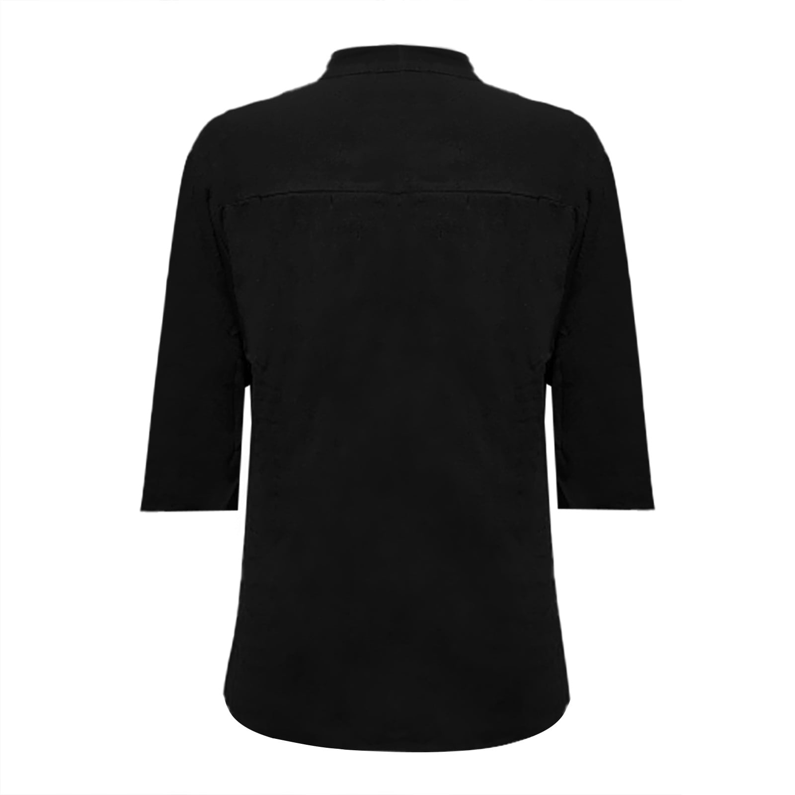 【極美品】Black Frayed Edge Linen Shirt Black Frayed Edge Linen Shirt