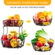 thumbnail image 5 of Toystoory Cesta de frutas de niveles, cesta de Picnic de Metal, soporte de verduras para cocina, caja de pan, organizador de almacenamiento para el Organizadores de utensilios de cocina Toystoory HA006692-00B, 5 of 6