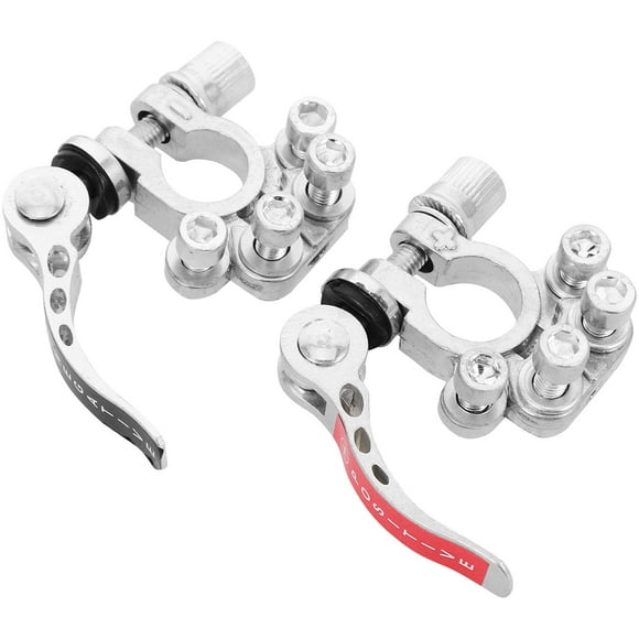 Minkissy 1 Set Battery Terminal Connectors for Vehicle Upgrades with Zinc Alloy Durable Construction