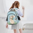 thumbnail image 6 of ALAZA Rabbit and Butterflies Floral School Backpack Elementary Bag Bookbag Travel Rucksack, 6 of 6