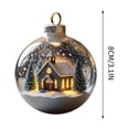 thumbnail image 2 of Rapeiae Natural Wonders Series Christmas Ball Flat Acrylic Pendant, 2 of 5