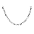 thumbnail image 2 of Collar para mujer, joyería para mujer, joyería para mujer, collar de titanio con cadena cubana personalizada, collar de moda para hombre, collar de acero de titanio para el Día del Padre., 2 of 2