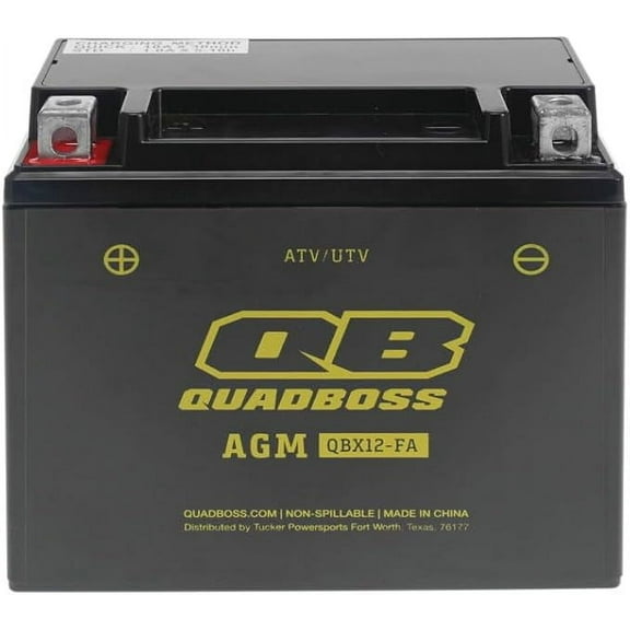 QuadBoss Maintenance-Free AGM Battery QBX12-FA