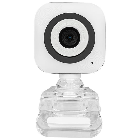 Monyance Notebook Camera USB Laptop Webcam Clip On Computer Camera White Business School(3.54X2.56X1.77Inches)