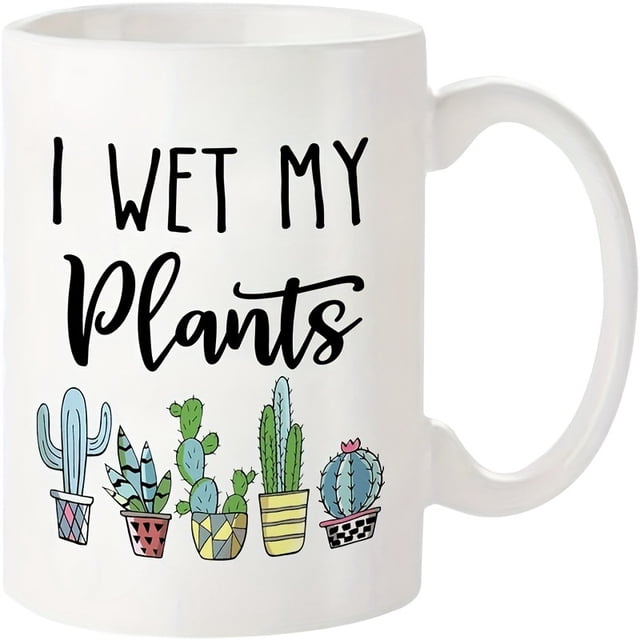 Taza de café I Wet My Plants, cerámica, 350 ml