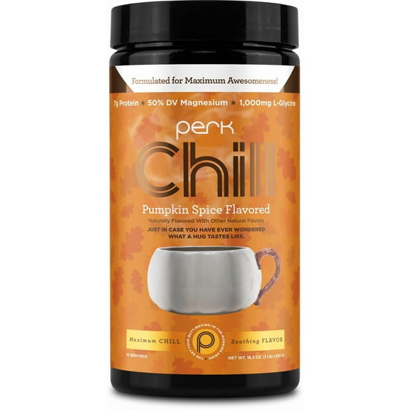 Perk Chill Pumpking Spice Flavored - Soothing Flavor (18 Servings)
