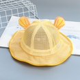 thumbnail image 2 of Sombreros de terre para bebés, sombrero de protección solar para bebés, sombrero de ala para bebés - Yellow Amarillo CUTICAT Sombrero de playa infantil, 2 of 8