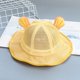 thumbnail image 2 of Sombreros de terre para bebés, sombrero de protección solar para bebés, sombrero de ala para bebés - Yellow Amarillo CUTICAT Sombrero de playa infantil, 2 of 8