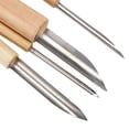 thumbnail image 3 of Coofit 4PCS Clay Hole Cutter Semi-round Creative Pottery Tool Hand Tool, 3 of 10
