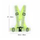 thumbnail image 2 of Chaleco reflectante para correr, ajustable, de alta visibilidad, para correr de noche, ciclismo, motocicleta, paseo de perros y trotar., 2 of 5