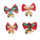 thumbnail image 3 of 4 piezas de lazos pequeños navideños con cascabeles, adornos, decoraciones de regalo, manualidades para adornos, guirnaldas, decoración colgante, bolsas de regalo, 3 of 5