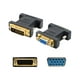 DVI-I VGA Adaptateur vers - Adaptateur VGA - HD-15 (VGA) (F) to DVI-I (M) - Noir – image 2 sur 2