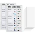 thumbnail image 2 of POINTERTECK 2Pcs Portable Chore Chart Memo Boards-4.7x7.9 Inch Detachable Message Board with 4 Cardstock Individual Schedule Chart Daily Affairs for Home Planning Reminder Tool to Do List, 2 of 10