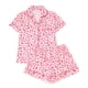 thumbnail image 3 of TaTaai Women's Lightweight Print Short Set, Flowy Turndown Collar Blouse and Shorts, Soft Fabric Casual Wear for Summer Daily Outfits and Outdoor Events Gift, 3 of 9