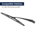 thumbnail image 2 of Unique Bargains Rear Windshield Wiper Blade Arm Set for Honda for Acura MDX 2007-2013 12inch 310mm Black, 2 of 6