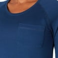 thumbnail image 4 of Dickies Women's Cooling Long Sleeve Pocket T-Shirt, Dynamic Navy, 2XL, 4 of 4