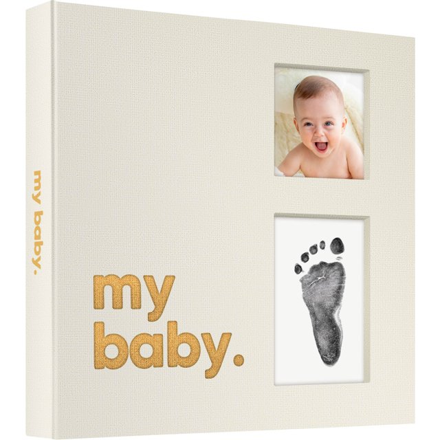 KeaBabies Frolic Baby Memory Book For Baby Boys, Girls, Baby First 5