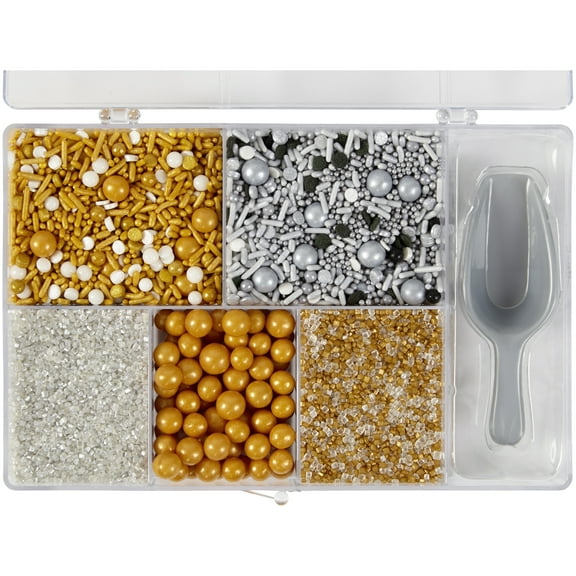 Wilton Assorted Treat Toppings Tackle Box, 7.58 oz.