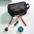 thumbnail image 4 of Bolsa de malla de viaje transparente, gran capacidad, malla de alta densidad, bolsa de maquillaje y lavado estilo: estilo 2;, 4 of 5