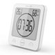 thumbnail image 2 of Bathroom Clock, Shower Timer Alarm Clock Digital Clock, Bathroom Waterproof Kitchen Timer Clock with Thermometer Hygrometer - White, 2 of 4