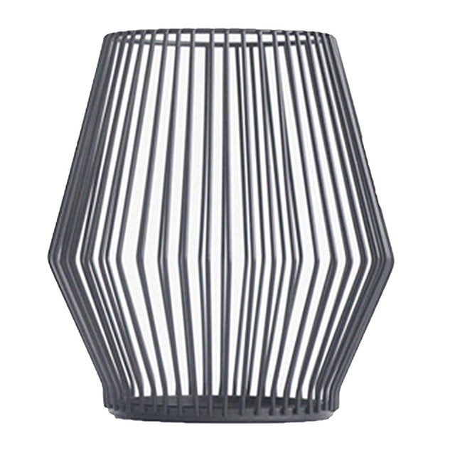 GUOOL Shape Candle Holder Metal Candlestick, Candlelight for Home Living Room Tables 14x16cm