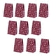 thumbnail image 1 of 10 bolsas de papel kraft para regalo de Navidad, bolsas para golosinas, diseño con elementos navideños, bolsas para dulces, bolsas para regalos para Rojo y, 1 of 8
