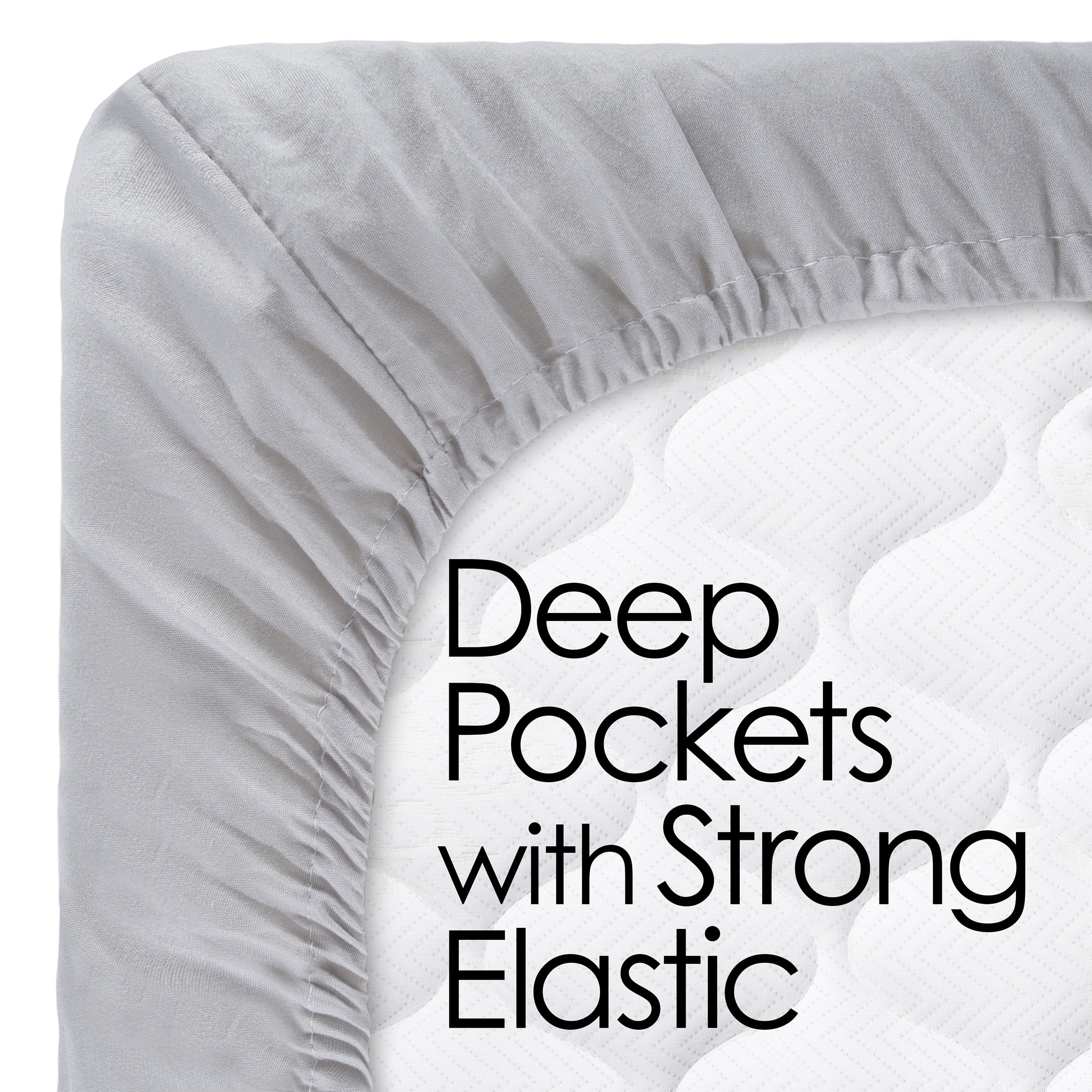 Brushed Microfiber Sheet Set- 3 Piece Bed Linens-Fitted & Flat Sheets, Plus A Pillowcase-Wrinkle, Stain & Fade Resistant by Lavish Home (Twin, White)