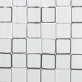 thumbnail image 4 of 72'' x72'' Waterproof Shower Curtain PEVA Bathroom Curtains Geometric Pattern Drapes With 12 Hooks, 4 of 8