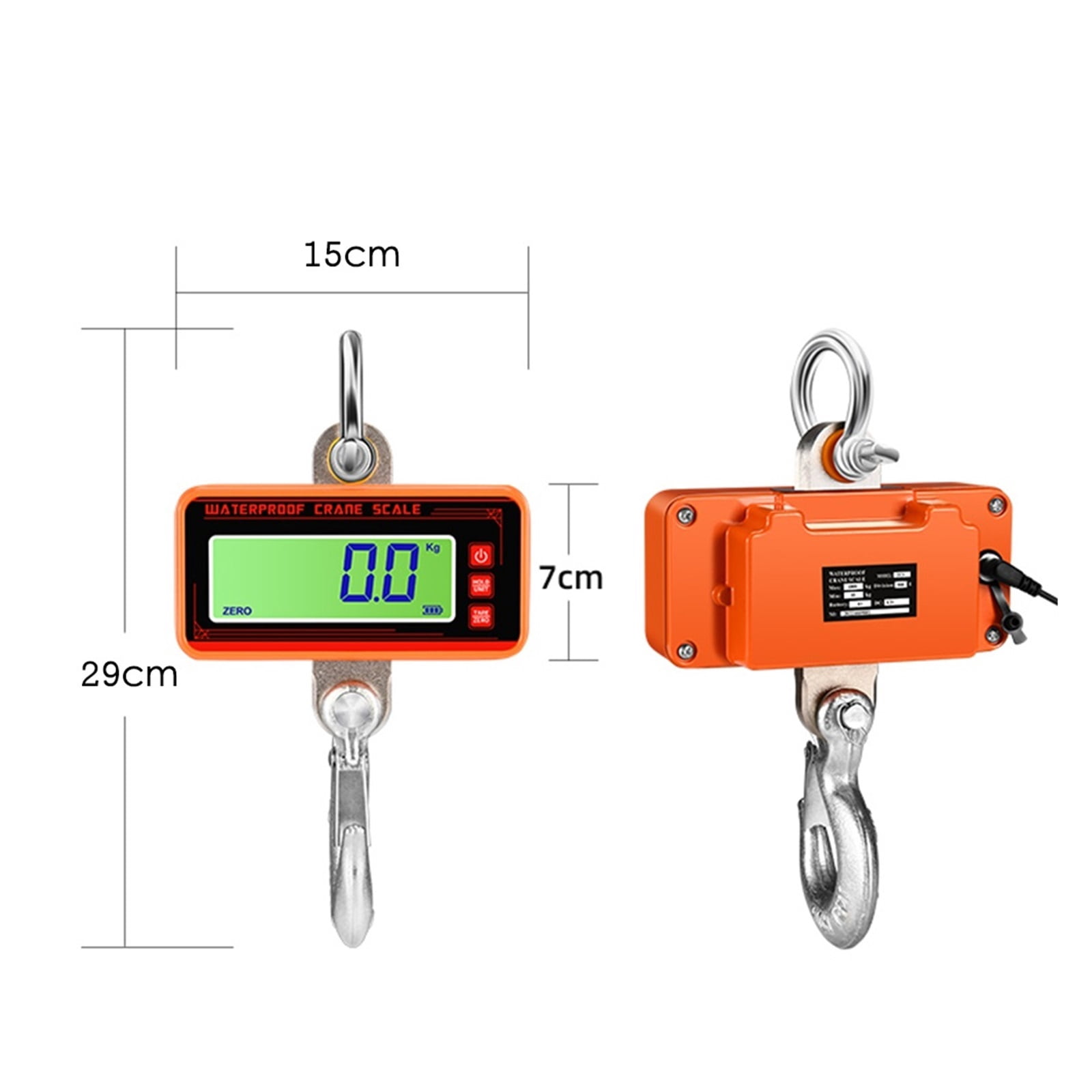 1500kg/3000lb Digital Hanging Scale Waterproof Digital Crane Scale Industrial Heavy Duty Crane Scale With Remote Control ,Reliability
