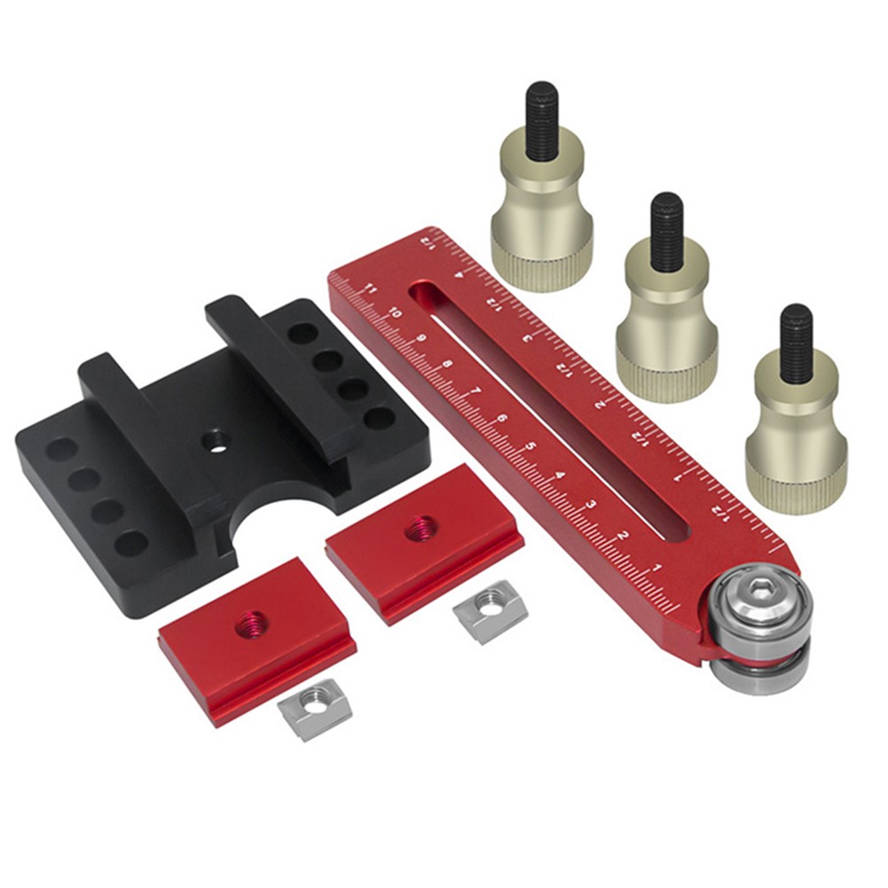 Aluminum Thin Rip Jig for Table Saw:FOR Precision Cuts for Woodworking 3/8,3/4"