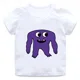 thumbnail image 3 of Camiseta de algodón con estampado de dibujos animados para niños, juego popular, Garten of Banban, ropa divertida y bonita para niñas, camiseta informal de verano para bebés y niños, mangas cortas, 3 of 5