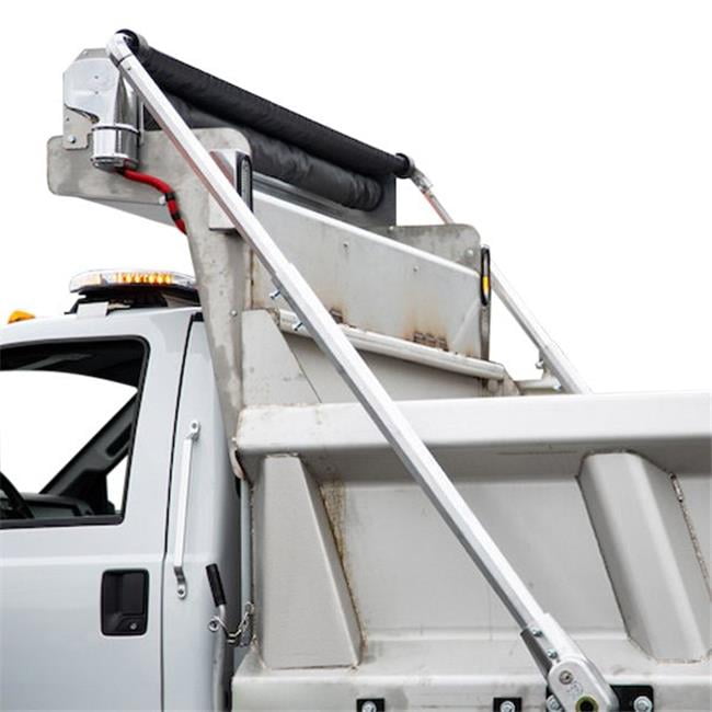 7 x 15 ft. DTR Series Dump Tarp Roller Kit with Mesh Tarp, Black