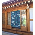 thumbnail image 2 of XMXY Japanese Doorway Curtain Noren, Abstract Seamless Leaf Pattern Door Closet Curtain Panel, Room Dividers Privacy Tapestry, 34 x 56 Inches, 2 of 7